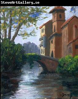 Louis Dewis The Bridge at St. Jean Pied de Port